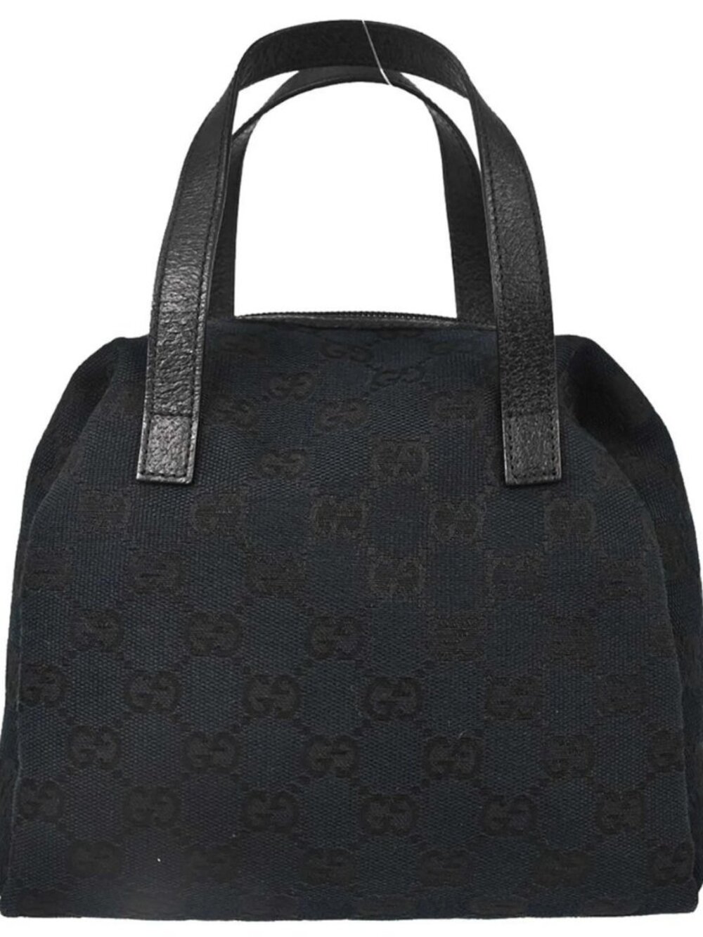 Gucci Black Canvas GG Handbag 124542 0416 168494